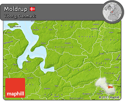 Physical Map of Moldrup