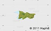 Satellite Map of Moldrup, single color outside