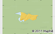 Savanna Style Map of Moldrup, single color outside