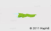 Physical Panoramic Map of Moldrup, cropped outside