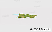 Satellite Panoramic Map of Moldrup, cropped outside