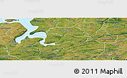 Satellite Panoramic Map of Moldrup