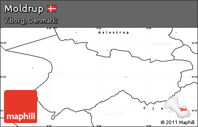 Blank Simple Map of Moldrup