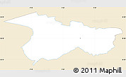 Classic Style Simple Map of Moldrup, single color outside