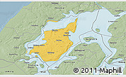Savanna Style 3D Map of Morso
