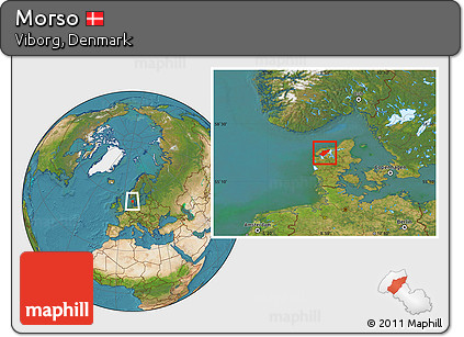 Satellite Location Map of Morso