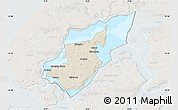 Shaded Relief Map of Morso, lighten