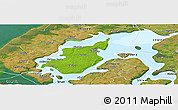 Physical Panoramic Map of Morso, satellite outside