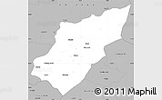 Gray Simple Map of Morso