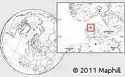 Blank Location Map of Sundsore