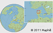 Savanna Style Location Map of Sundsore