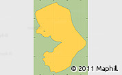 Savanna Style Simple Map of Sundsore, cropped outside