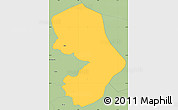 Savanna Style Simple Map of Sundsore