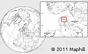 Blank Location Map of Tjele