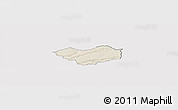 Shaded Relief Panoramic Map of Tjele, cropped outside
