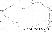 Blank Simple Map of Tjele, no labels