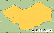 Savanna Style Simple Map of Tjele, cropped outside