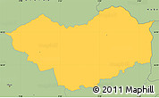 Savanna Style Simple Map of Tjele