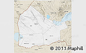 Classic Style 3D Map of Dikhil