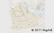 Shaded Relief 3D Map of Dikhil, lighten