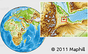 Physical Location Map of As Eyla