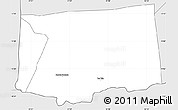 Silver Style Simple Map of As Eyla