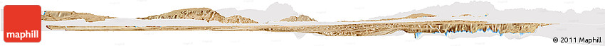 Satellite Horizon Map of Dikhil, cropped outside
