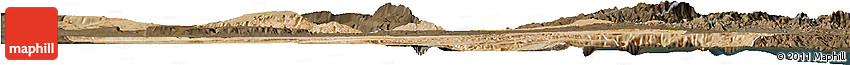 Satellite Horizon Map of Dikhil, darken