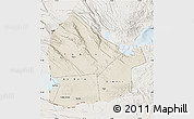 Shaded Relief Map of Dikhil, lighten