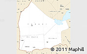 Classic Style Simple Map of Dikhil