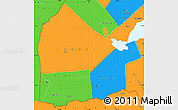 Political Simple Map of Dikhil
