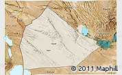 Shaded Relief 3D Map of Yoboki, satellite outside