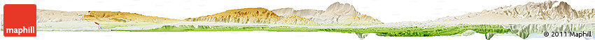 Physical Horizon Map of Yoboki, lighten