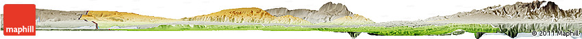 Physical Horizon Map of Yoboki, semi-desaturated