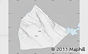 Gray Map of Yoboki, single color outside