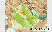 Physical Map of Yoboki, satellite outside