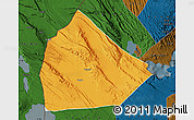 Political Map of Yoboki, darken