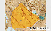 Political Map of Yoboki, satellite outside