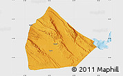 Political Map of Yoboki, single color outside