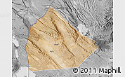 Satellite Map of Yoboki, desaturated