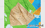 Satellite Map of Yoboki, political outside