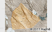 Satellite Map of Yoboki, semi-desaturated