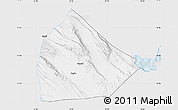 Silver Style Map of Yoboki, single color outside