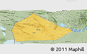 Savanna Style Panoramic Map of Yoboki