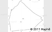 Blank Simple Map of Yoboki, cropped outside