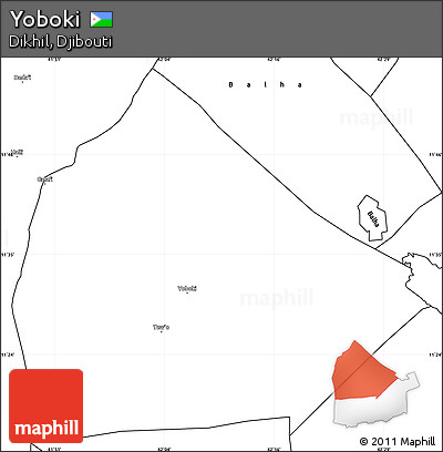 Blank Simple Map of Yoboki