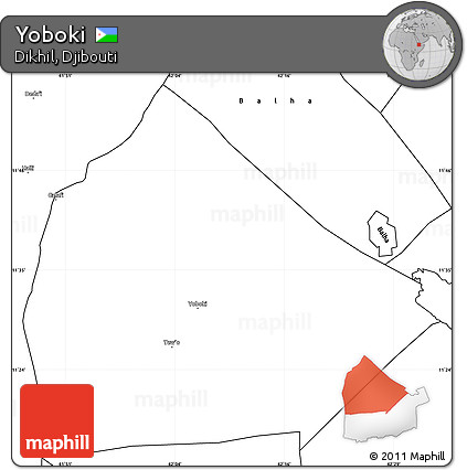 Blank Simple Map of Yoboki