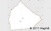 Classic Style Simple Map of Yoboki, cropped outside