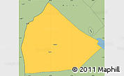 Savanna Style Simple Map of Yoboki