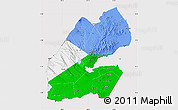 Flag Map of Djibouti, flag centered